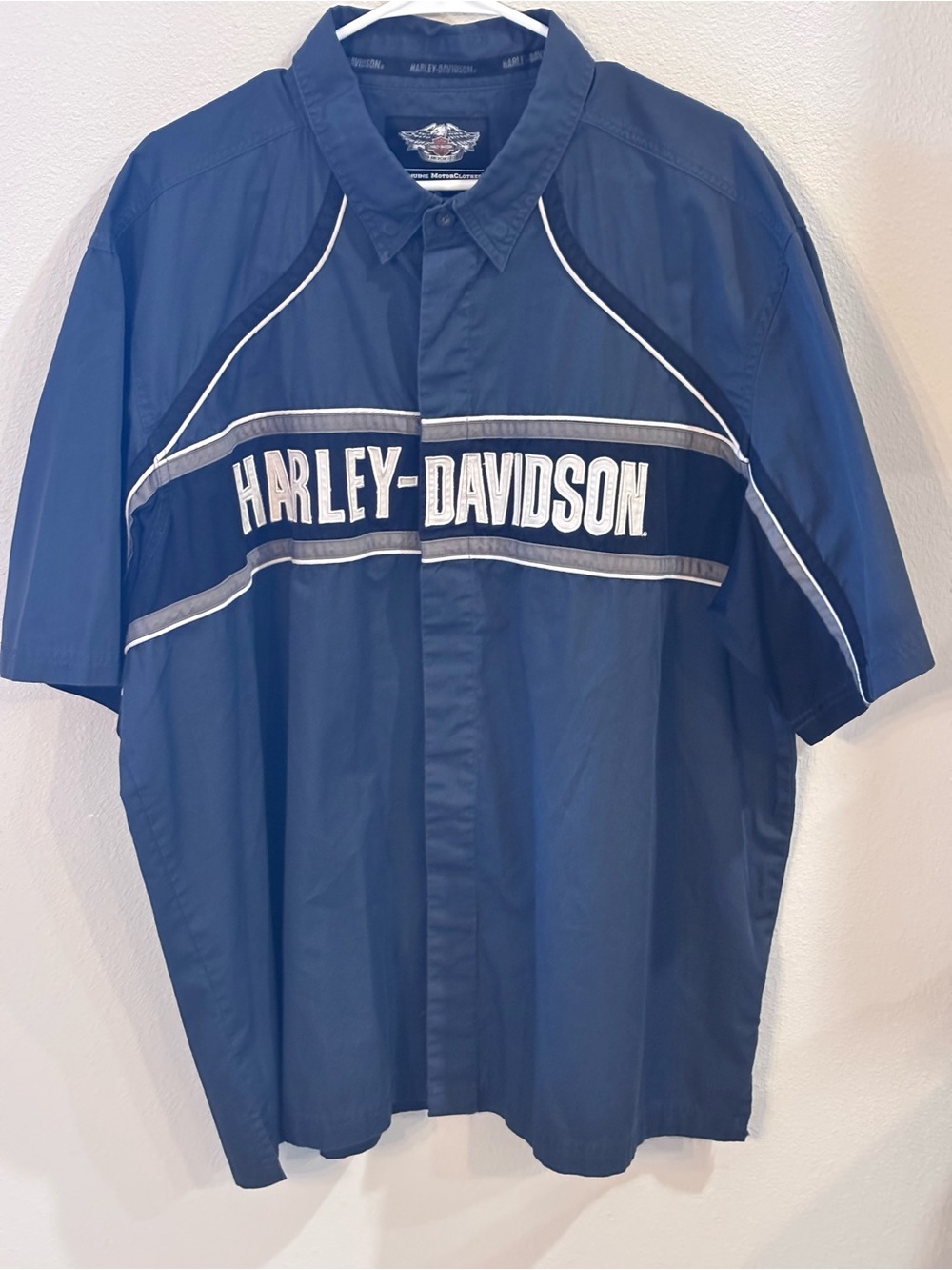 Harley-Davidson Mechanic Shirt, Dark Gray & Black, Men’s 2XL - Picture 2 of 16
